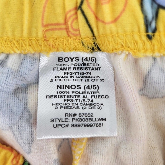 Pokemon Boys Long Sleeve Pajamas Set, 2-Piece, "Gotta Catch'em All!" Size 4/5 - Picture 2 of 7